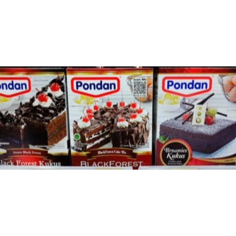 

Pondan BlackForest Kukus/panggang dan Brownies Kukus 400 gram