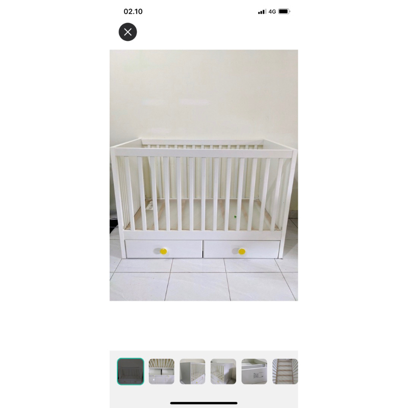 Baby Crib Box Bayi Ikea Tempat tidur Bayi Ikea