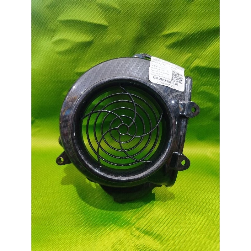 cover tutup kipas magnet beat scoopy old karbu Bozooka carbon karbon 5 dimensi