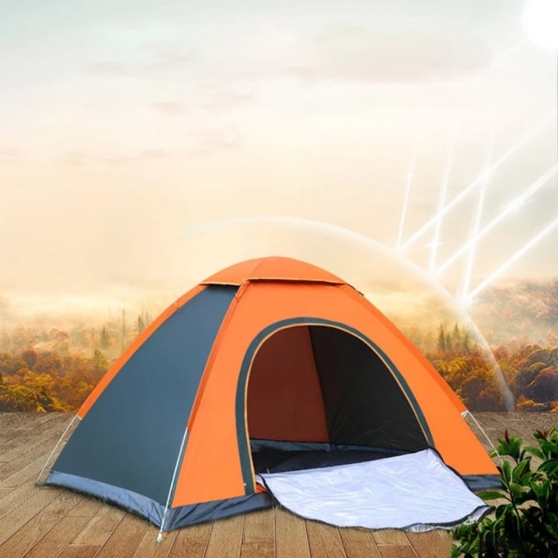 Tenda Camping Camo Waterproof Tenda Gunung Kapasitas 5 Orang