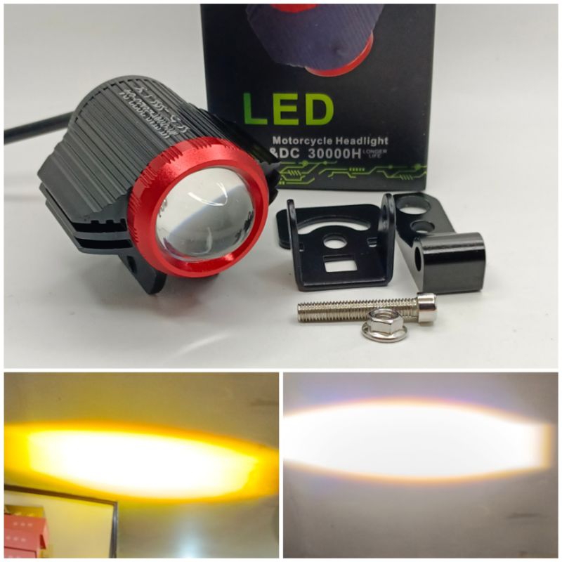 Lampu tembak mt-star Laser Led D2 V5 model sayap waterproof