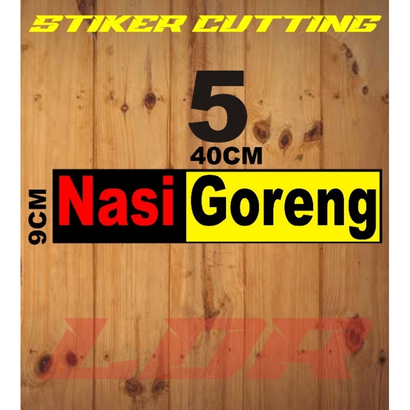 stiker cutting variasi warna custom