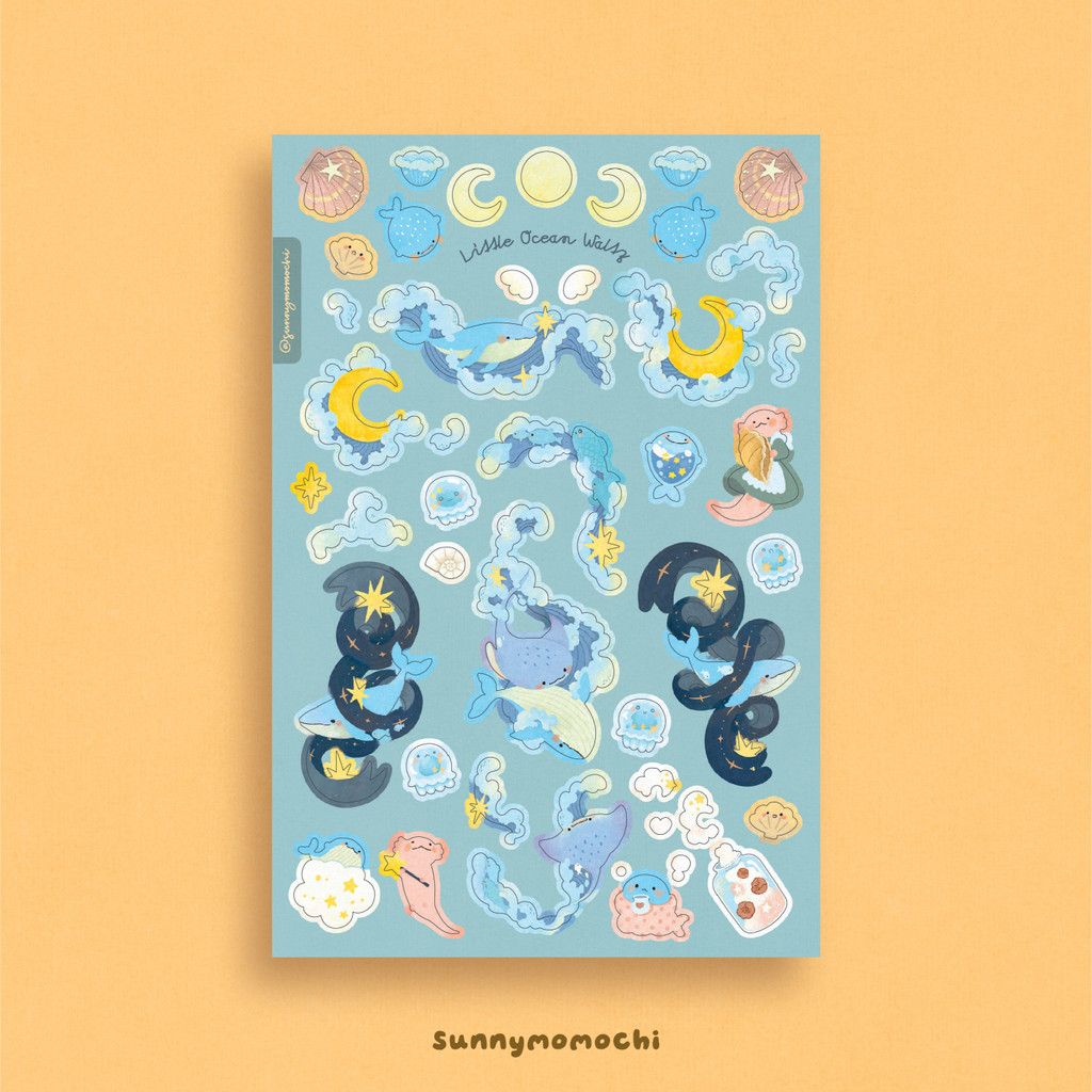 

Little Ocean Waltz Sticker | sunnymomochi