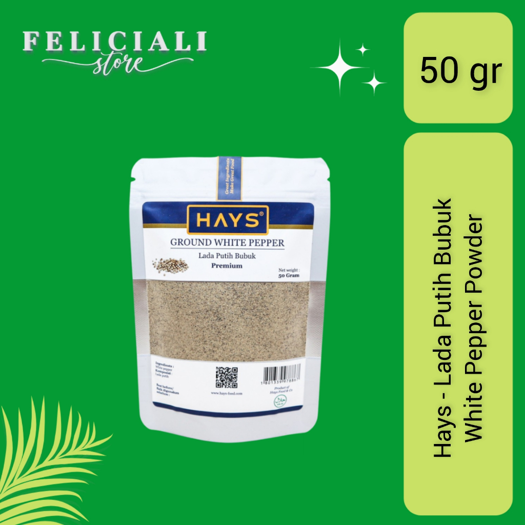 

Lada Putih Bubuk - Merica Bubuk - Ground White Pepper Powder - 50 gr
