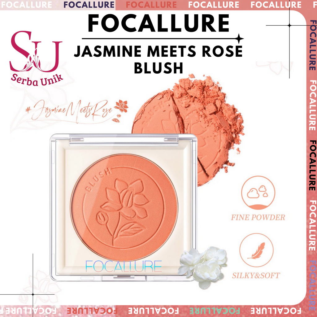 Focallure Jasmine Meets Rose Blush High Pigment Powder