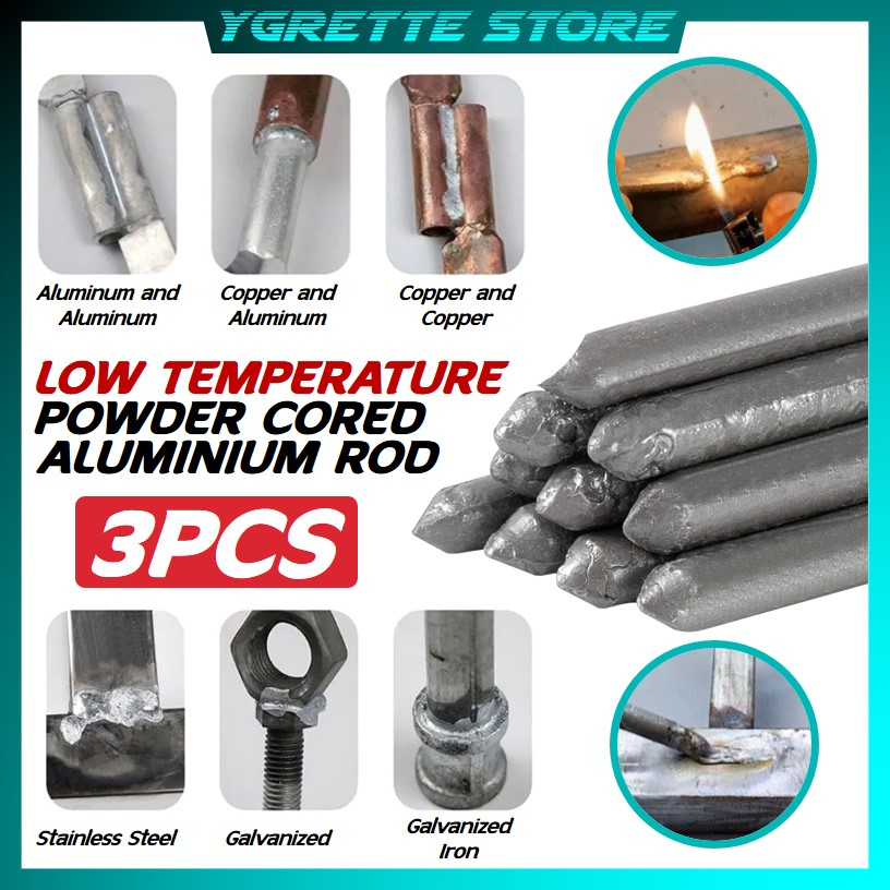 YGRETTE - Kawat Las Suhu Rendah Low Temperature Electrode Welding Rod 3 PCS TAMBAL TANGKI TANKI TENG