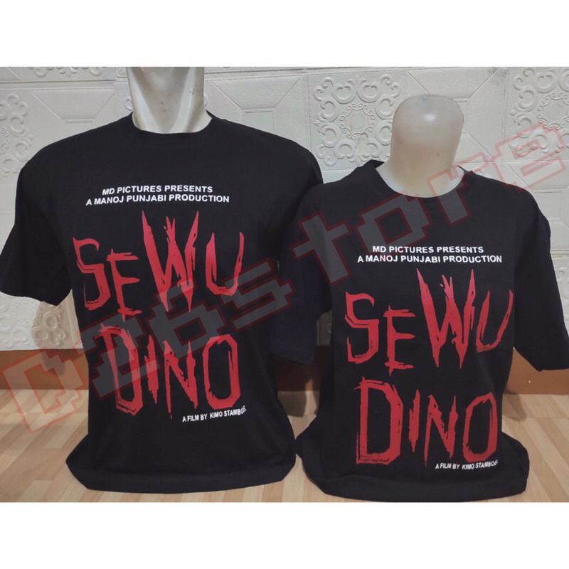 Kaos COUPLE Sewu Dino Film horror Rio Dewanto Mikha Tambayong Movie Tshirt Custom Unisex Premium