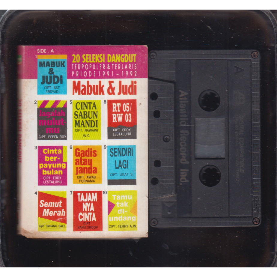 KASET 20 SELEKSI DANGDUT TERPOPULER TERLARIS PERIODE 1991 - 1992