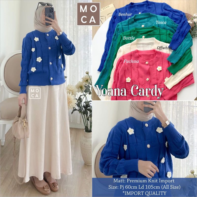 Outer Cardigan Rajut Kekinian/ Yoana Cardi By Moca