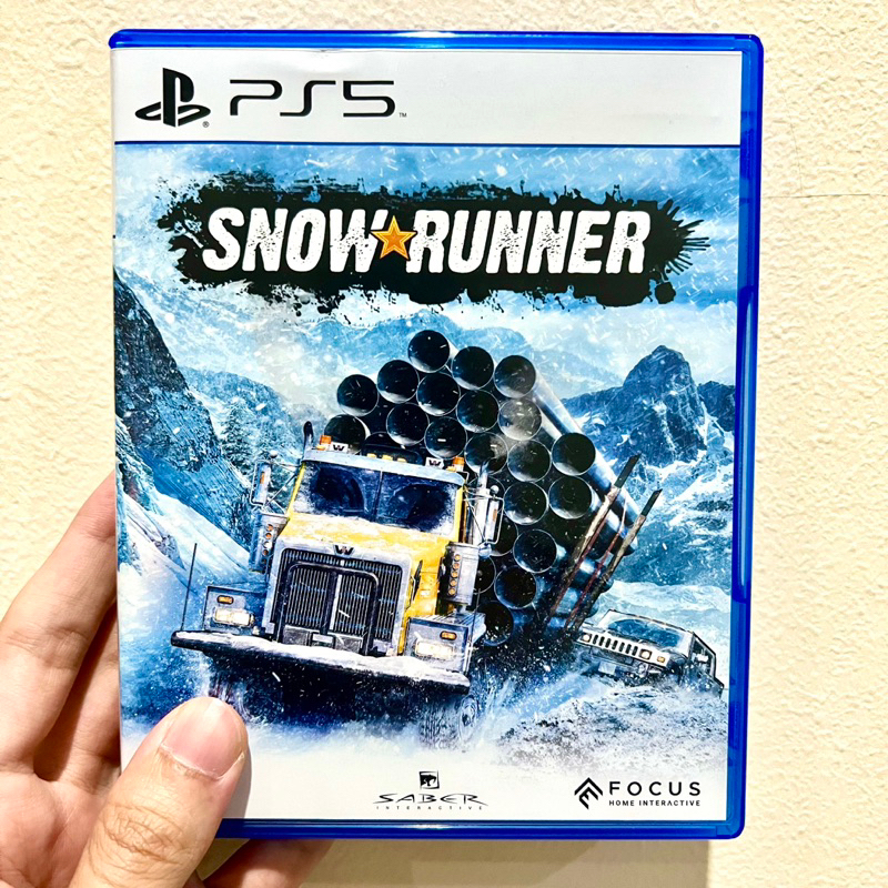 Kaset Snowrunner Ps5 Game truck simulator Snow runer Playstation ps 5 snowruner snow runner mudrunne