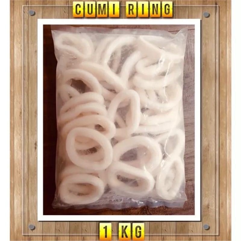 

CUMI RING LOKAL 500gr / FROZEN FOOD SEAFOOD / CUMI FROZEN MURAH / FROZEN SEAFOOD MURAH / FROZEN FOOD MURAH HALAL