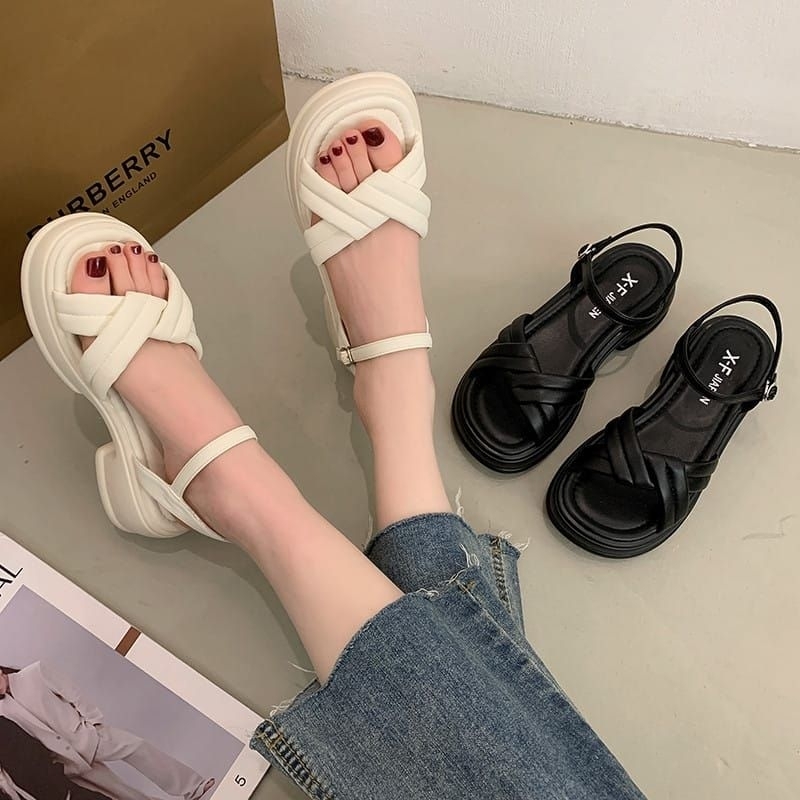 MYSTYLE Ivy Korea Design Sandal Tali Fashion Wanita Import