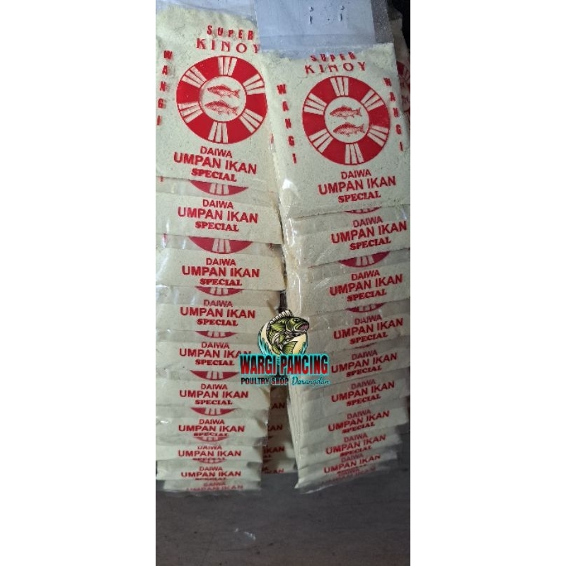umpan ikan kinoy wangi daiwa/pelengket umpan wangi