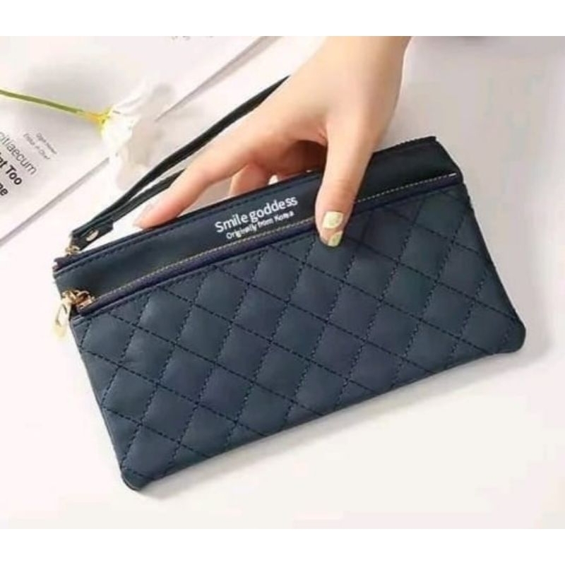 Medan Termurah kd60 Korean style Wallet zipper import Dompet clutch wanita cantik