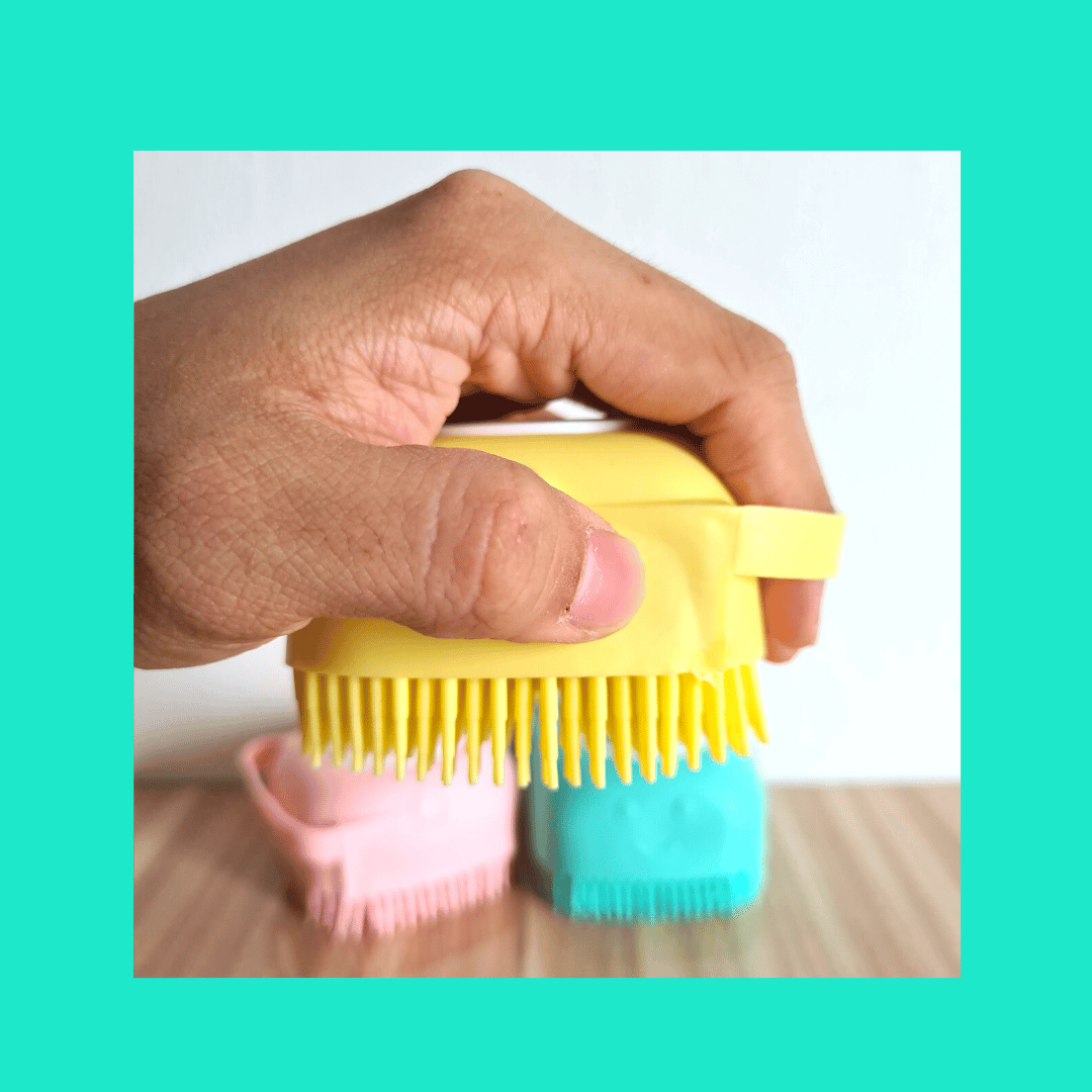 Bath brush silicone mandi hewan