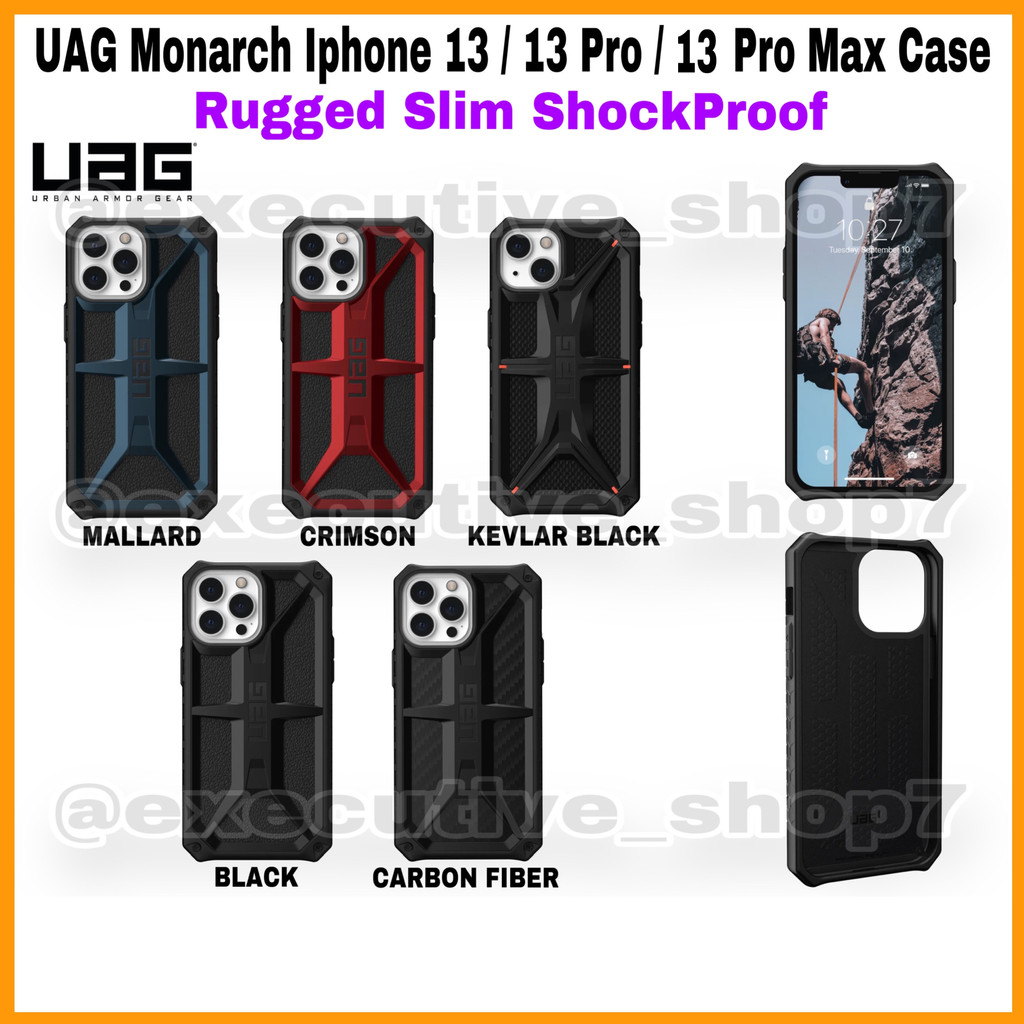 UAG Monarch iP 13 / 13 Pro / 13 Pro Max Case - Rugged Slim ShockProof