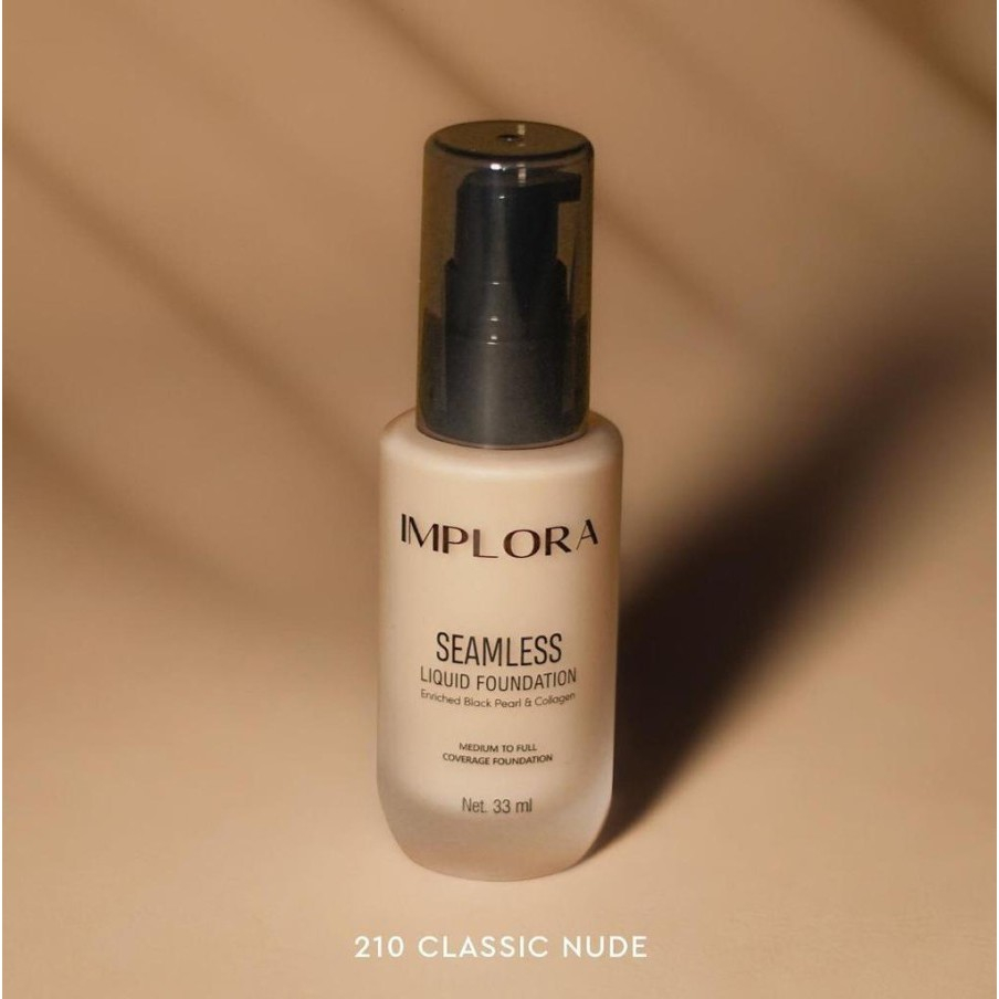 MFI - IMPLORA Seamless Liquid Foundation | Netto 33mL