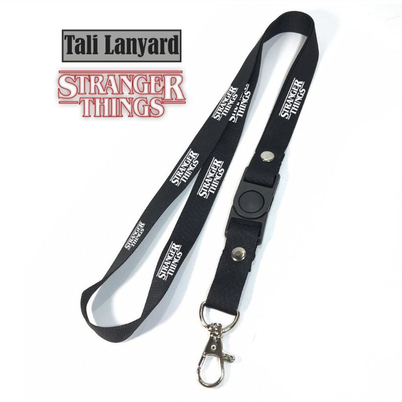 

lanyard STRANGER THINGS tali lanyard FILM AMERICA gantungan kunci name tag id card kartu nama / tali lanyard gantungan leher fullprint