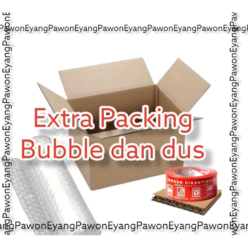 

BUBLE WRAP DUS DAN STIKER FRAGILE UNTUK KEAMANAN PAKET