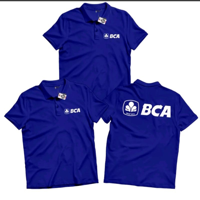 KAOS KERAH BANK BCA POLO SHIRT BANK BCA SERAGAM BANK BCA.
