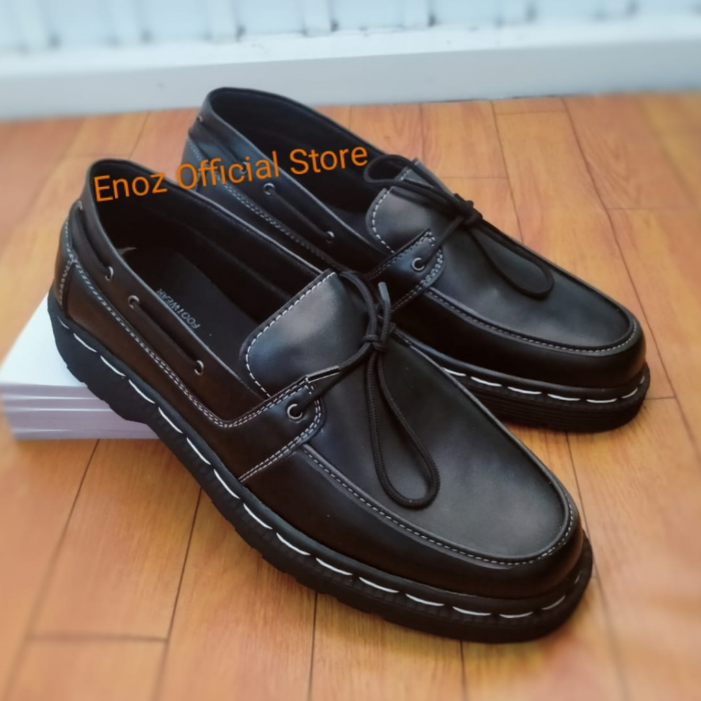 Sepatu Pantofel Lafers Formal Docmart Low Boots Formal Casual Kulit Sintetic PU Premium Original Keren Trendy Milenial