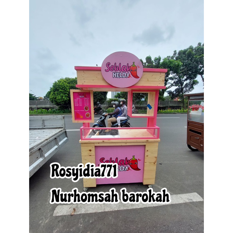 gerobak murah/gerobak kayu/gerobak minimalis