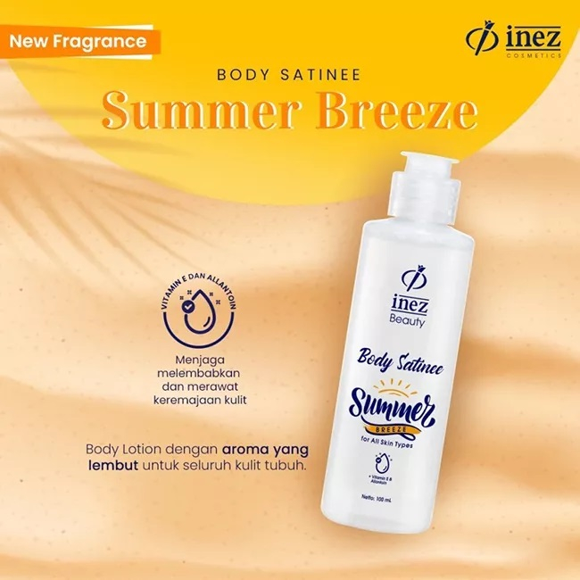 Inez Cosmetics Body Satinee &amp; Body Satinee Summer Breeze