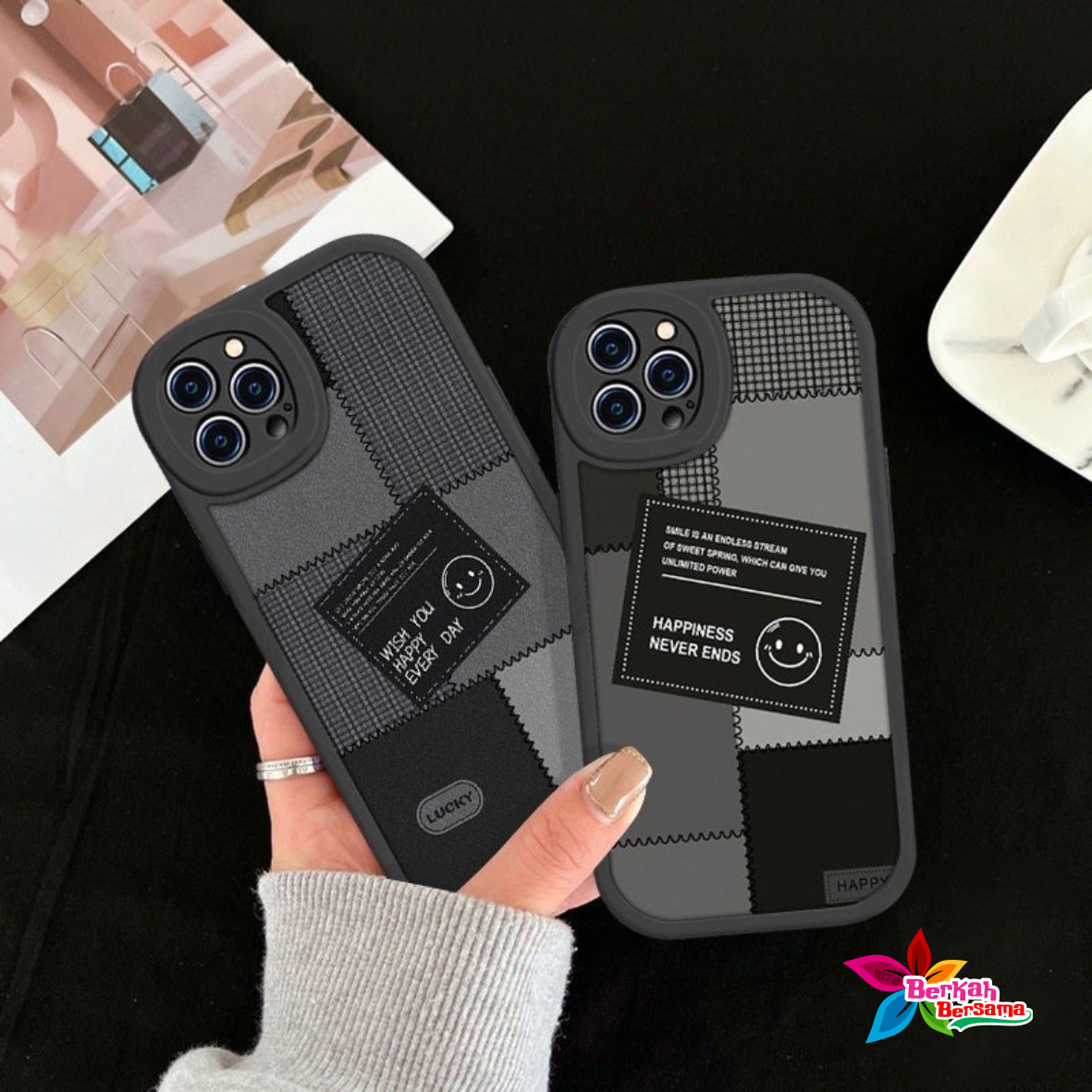 SS818 SOFTCASE SILIKON CASING CUTE SMILE FOR XIAOMI REDMI A1 5A 5+ 6A 8 8A PRO 9A 9C 10A 10 5G 10C C40 12C 11A BB8321