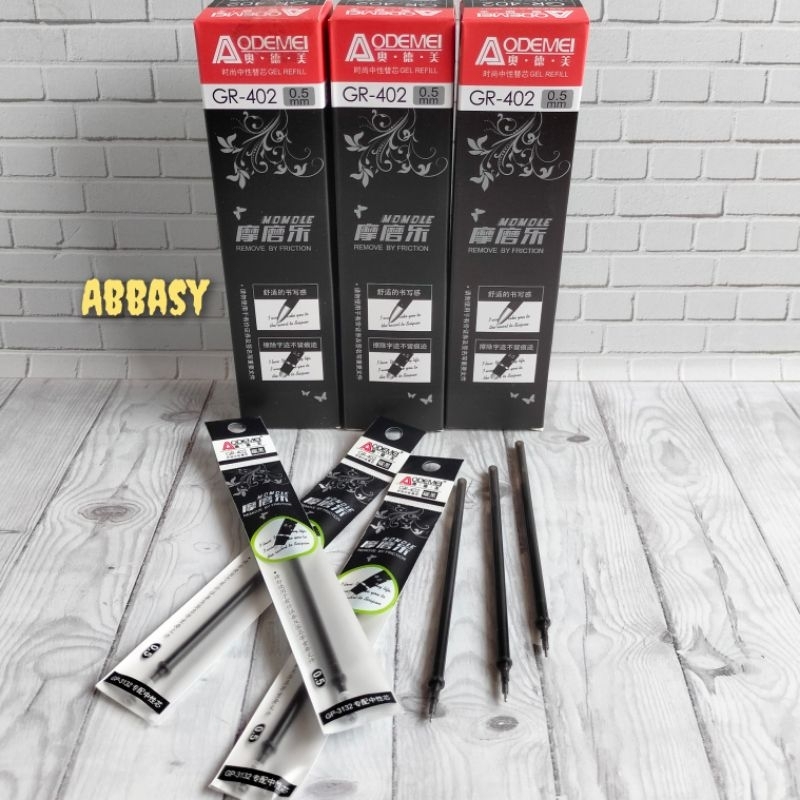 

Refill pulpen Gel bisa di hapus GR-402 Aodemei ( isi 20 pcs )