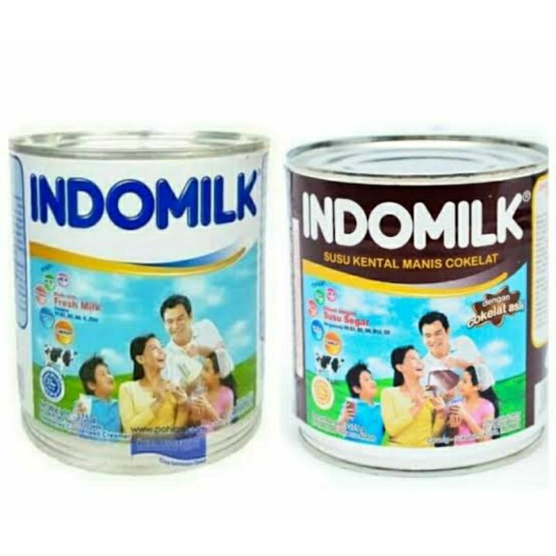 

INDOMILK SUSU KENTAL MANIS 370gr / Indomilk 370gr / Sweetened Condensed Milk / SKM / Indomilk Coklat / Indomilk Putih / Susu Coklat / Susu Indomilk Kaleng