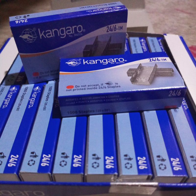 

Isi Necis/Staples Kangaro No.24/6 Besar