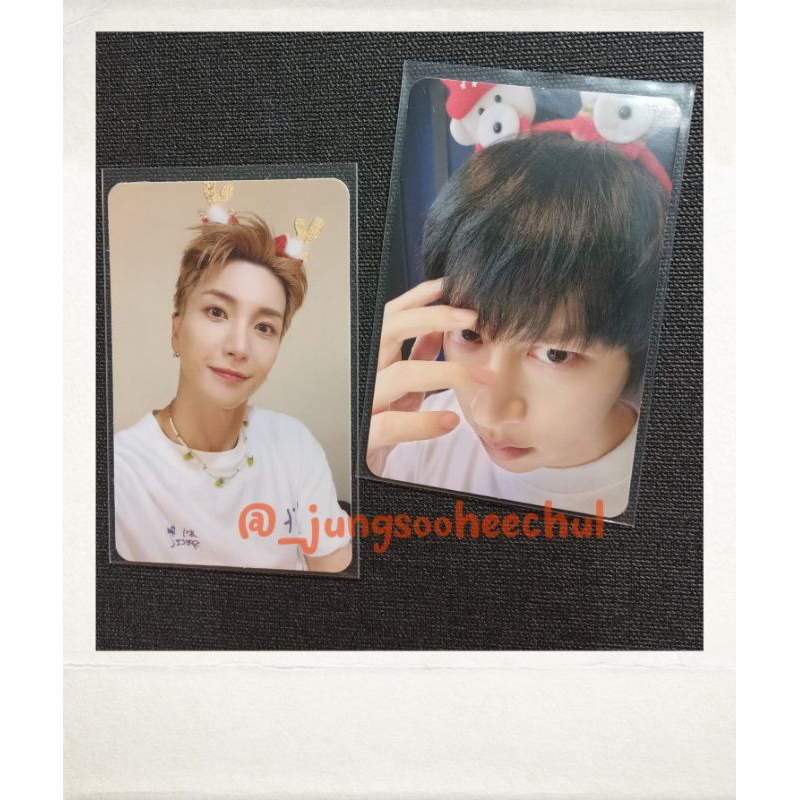 Photocard Super Junior Leeteuk Heechul Siwon