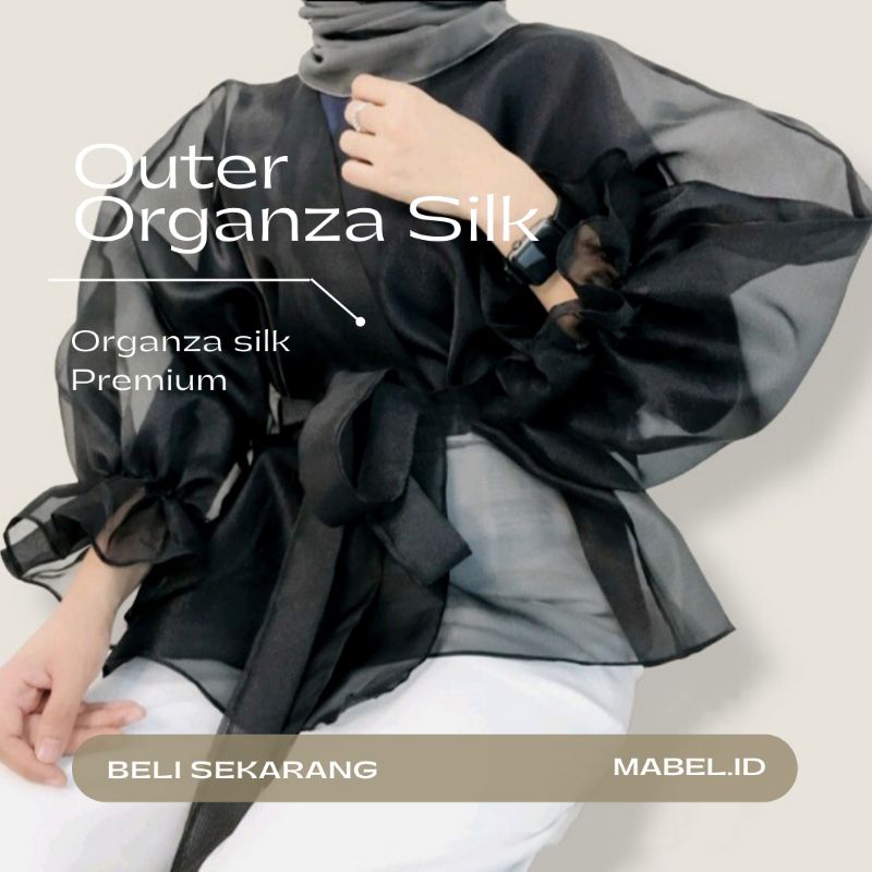 Atasan Outer Organza Ballon with Belt