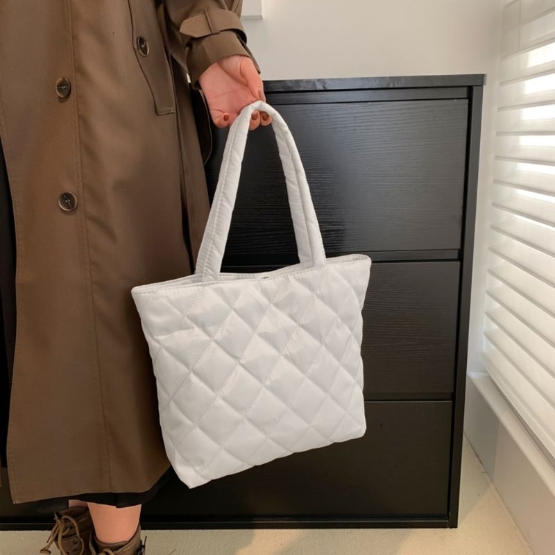 Puffy Bag Namira Shoulder Bag Bubble Import / Totebag Resleting Tas Wanita Sling Bag Aesthetic Tas laptop Tas Kuliah Kekinian Tote Bag Wanita Tas kerja Tas Quiting Parasut