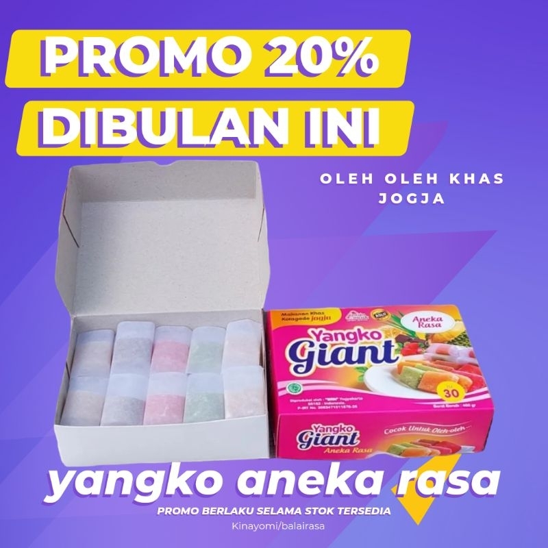 

promo lebaran yangko aneka rasa yangko khas jogja yangko asli jogja