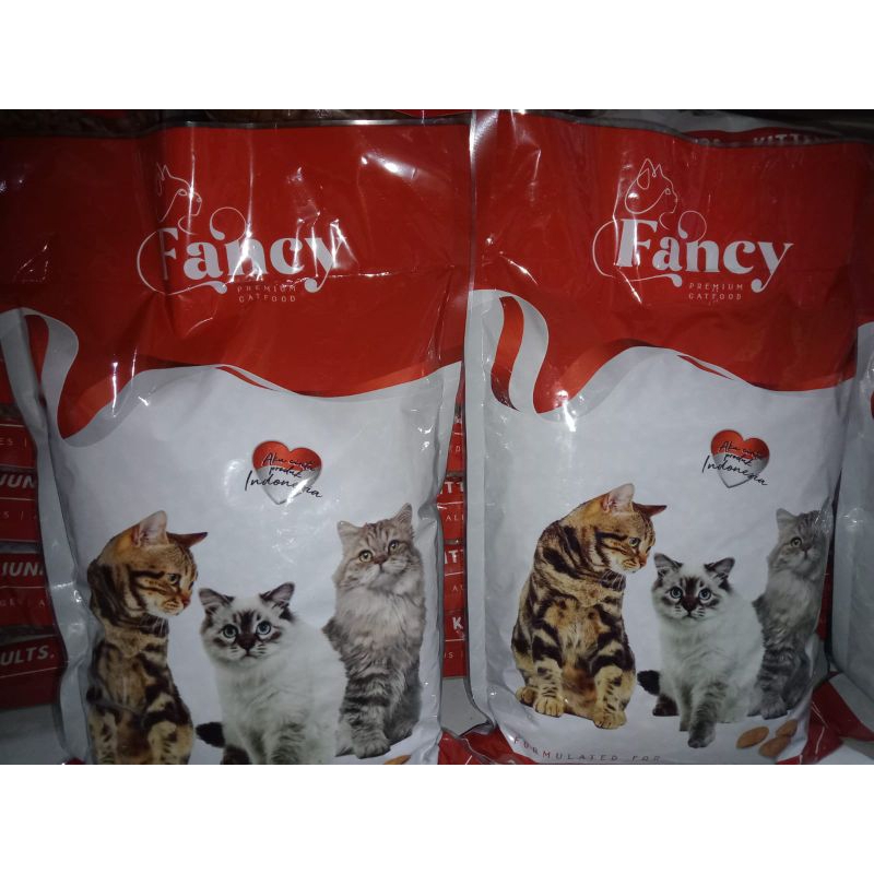 Fancy premium 800 gr makanan kucing dewasa anak