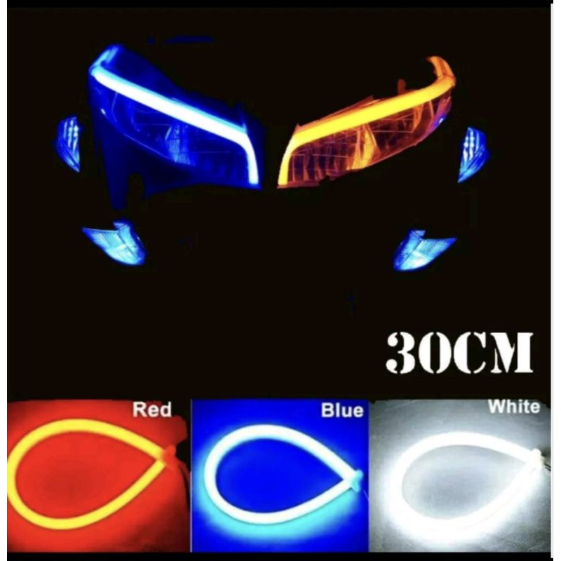 Lampu alis motor LED universal Beat Mio Vario Aerox PCX Nmax Scoopy