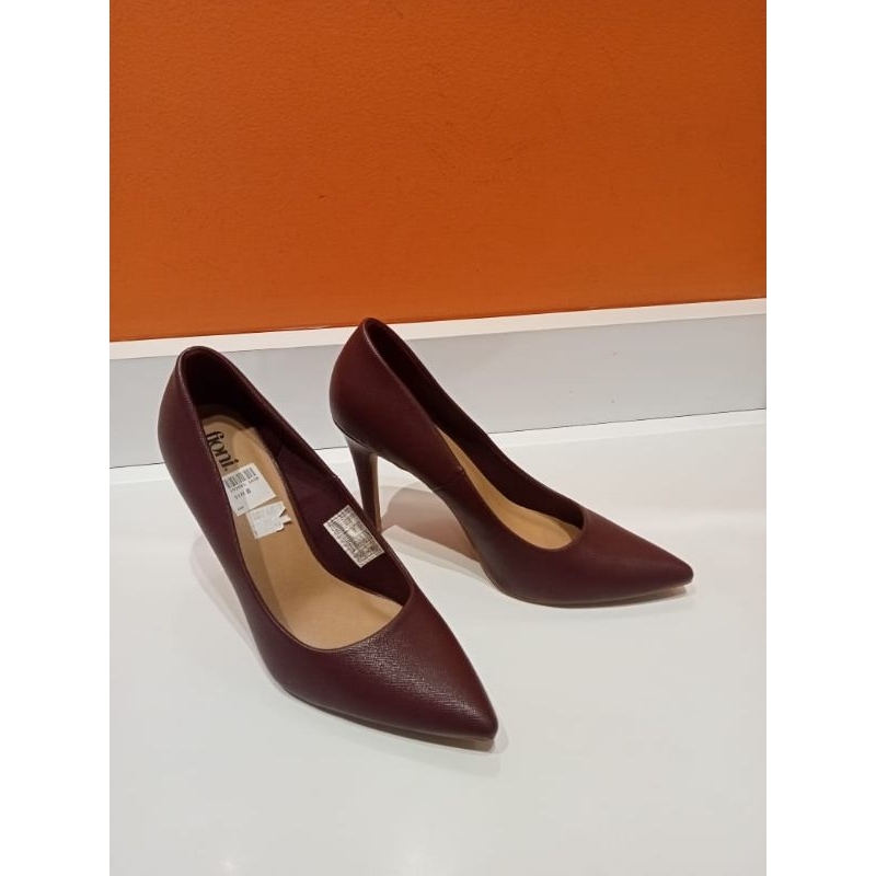 [Sz 38½; 39½; 43] Payless Fioni  Habit Heels 9cm Dark Purple Harga Normal 399.000