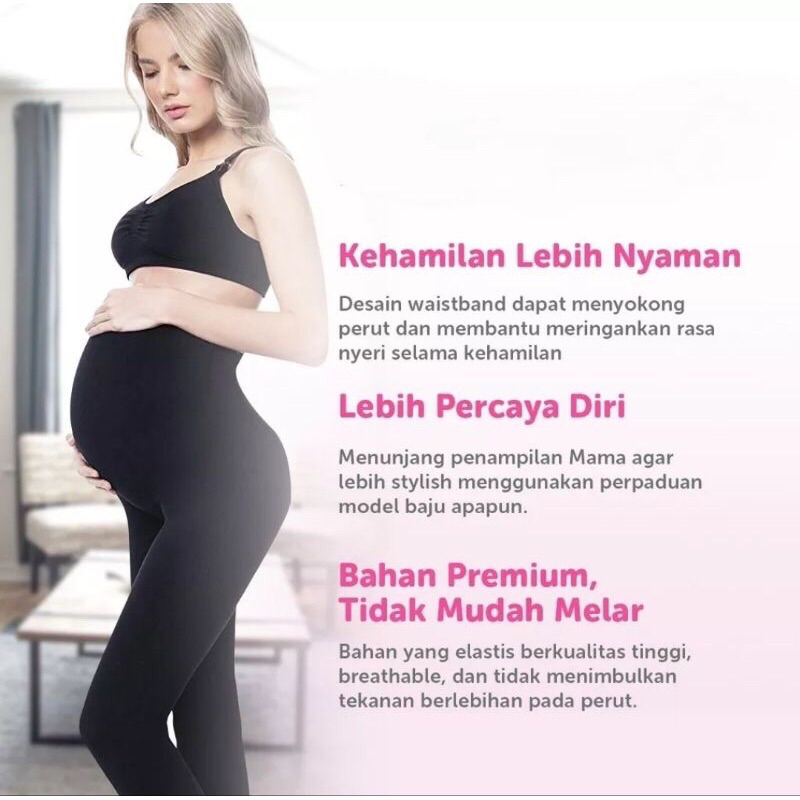 LEGGING IBU HAMIL SUPER LEMBUT PREMIUM import/ CELANA LEJING BUMIL ALL SIZE