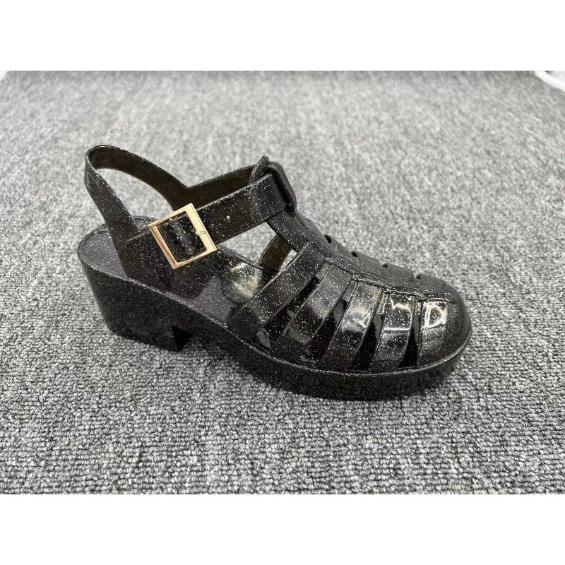 New Sandal Melissa Gladiator Glitter Wedges Import High Quality RF