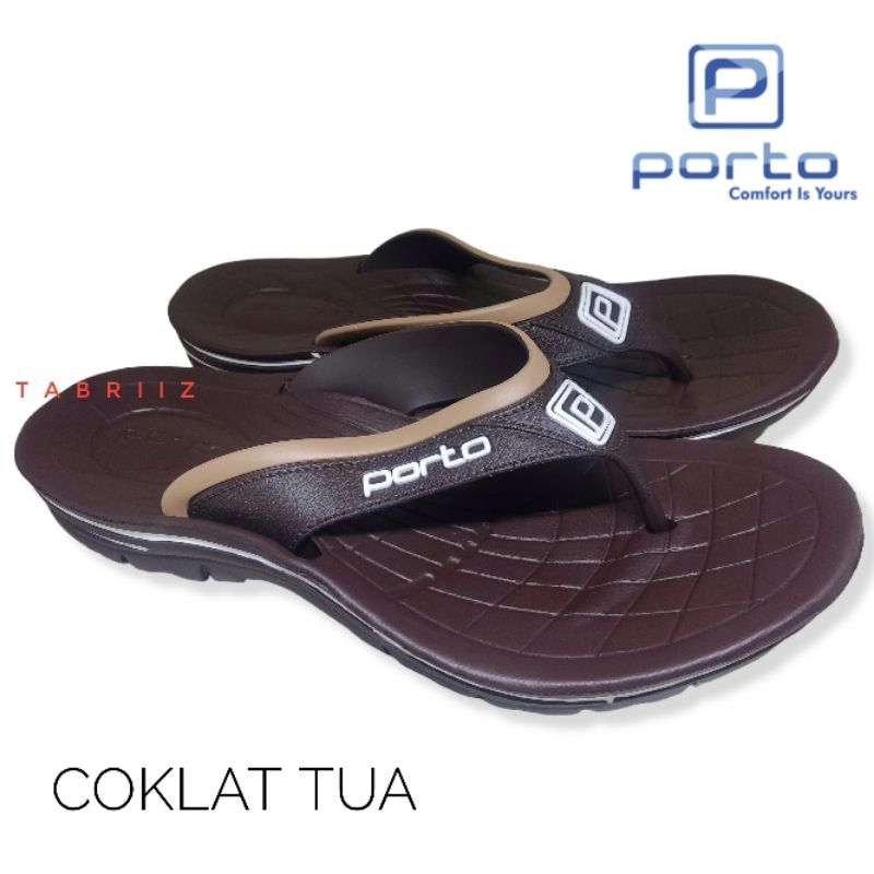 Sandal PORTO terbaru Sandal Pria Porto Sendal Jepit Pria Berkualitas - MUURAH AWET