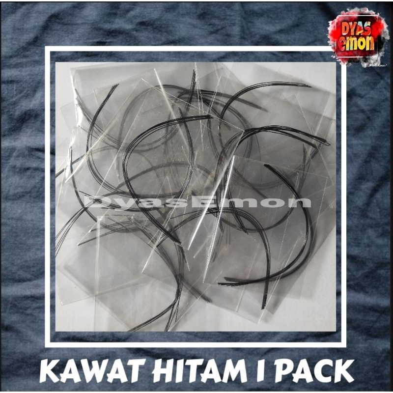 KAWAT BEHEL GIGI WARNA HITAM 1 PACK / KAWAT BEHEL / KAWAT WARNA BEHEL GIGI