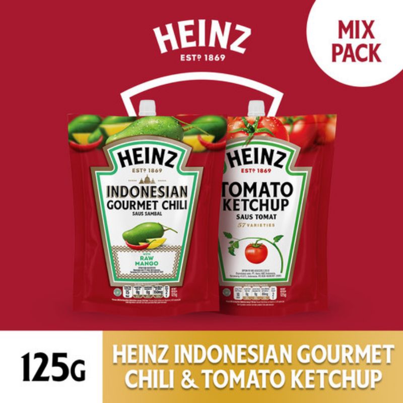 

Heinz Mexican Gourmet Chili// Tomato Ketchup// Saus Sambal // Saus Tomat 125g