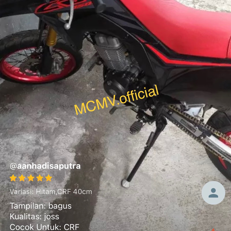 STANDAR SAMPING replika KTM pnp CRF / KLX BF / Dtracker 40cm supermoto jagrak jagang samping motor CRF KLX DTRACKER 150 40cm 30cm supermoto