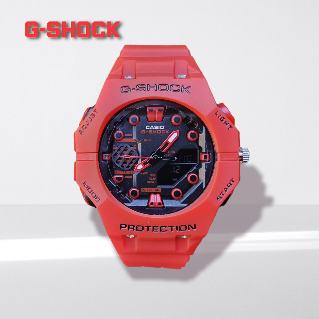 Jam tangan pria casio gshock GA1000 dual time water resist jam sport pria