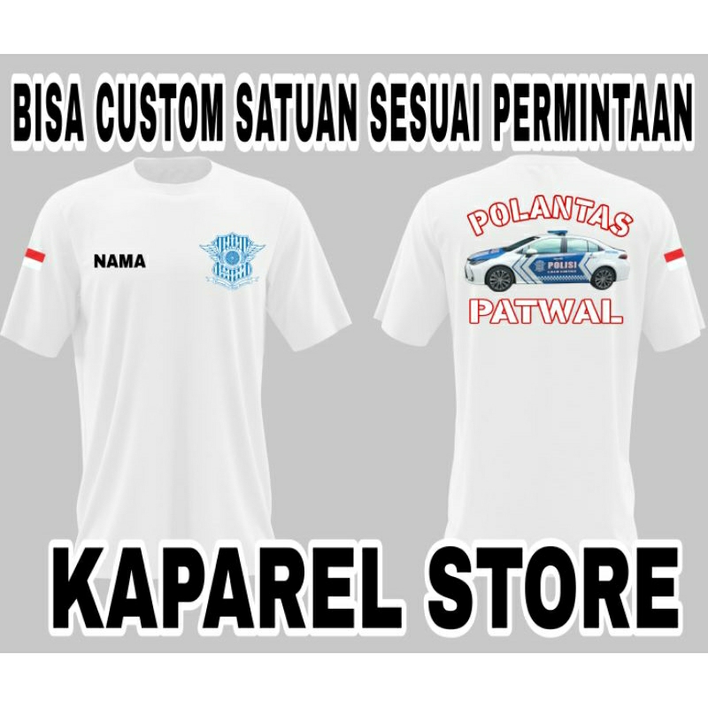 Kaos Logo Polantas Terbaru Baju Polantas Atasan Kaos PJR patroli jalan raya Polantas Polisi Lalulint