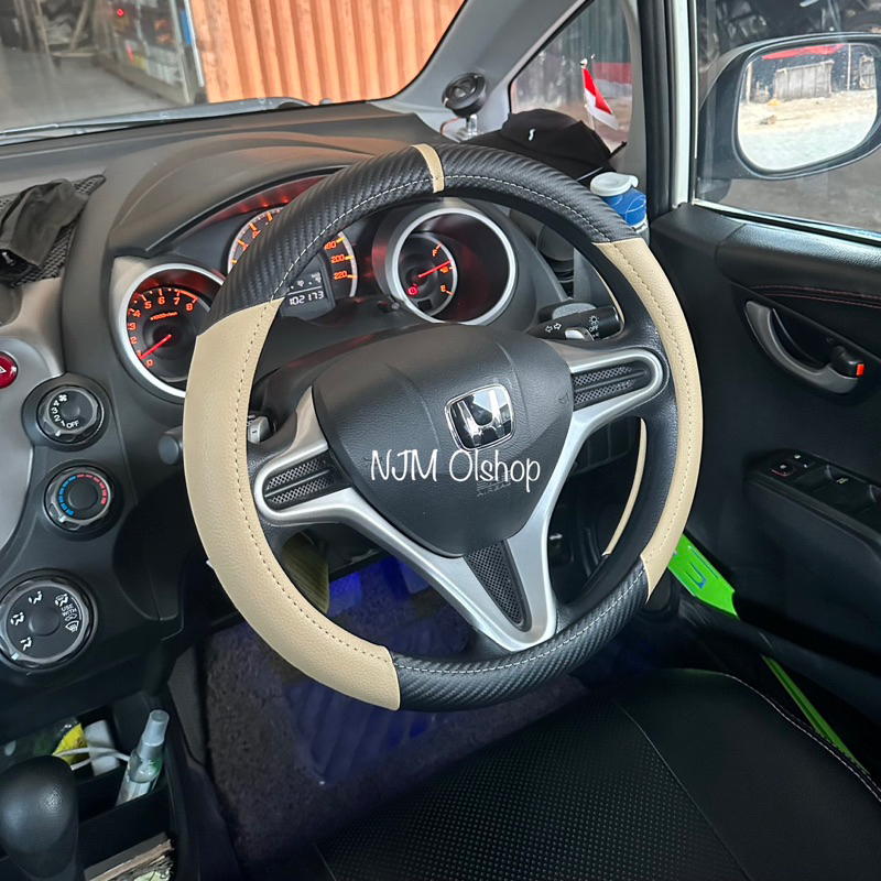 Cover stir / Sarung stir mobil model NEW Exelent asli bahan MBtech - Universal