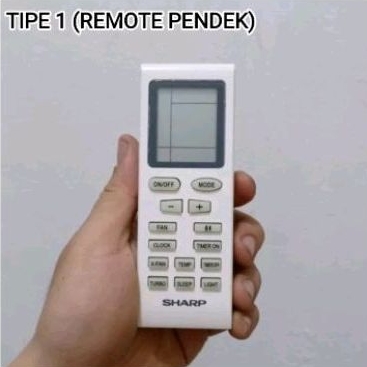 Holder Remote AC Sharp Bracket Tempat Dudukan Remot Tempel Bahan Plastik