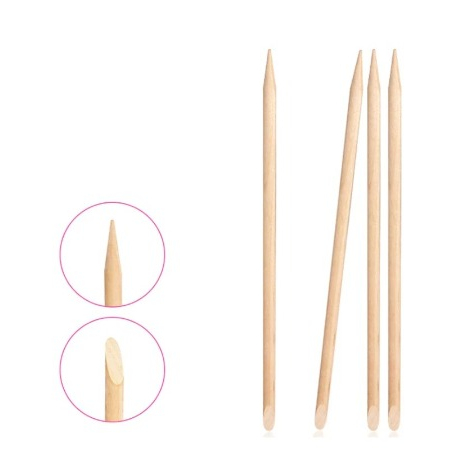 BFA017 Stik Kayu Nail Art @1PCS / Pendorong Kutikula / Pusher Kayu / Wooden Stick Cuticle Pusher Manicure Tools