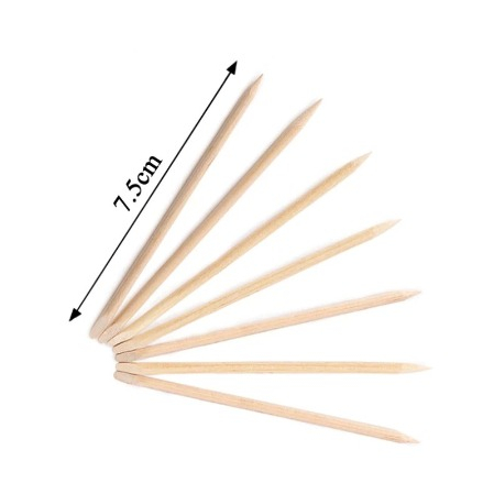 BFA017 Stik Kayu Nail Art @1PCS / Pendorong Kutikula / Pusher Kayu / Wooden Stick Cuticle Pusher Manicure Tools